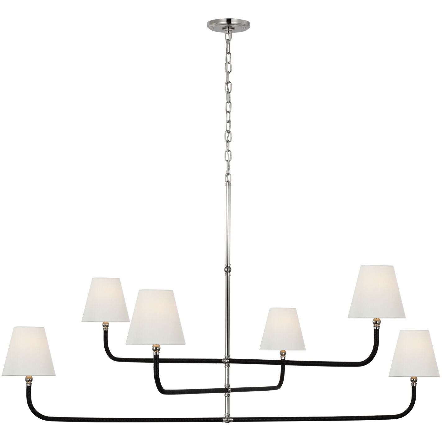 Chapman & Myers Basden 6 Light 60.00 inch Chandelier