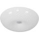 Swirled 2 Light 15.5 inch Chrome Flush Mount Ceiling Light