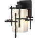 Tura 1 Light 13.6 inch Coastal Black Outdoor Sconce, Small