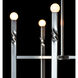 Helix 10 Light 25.9 inch Sterling Pendant Ceiling Light