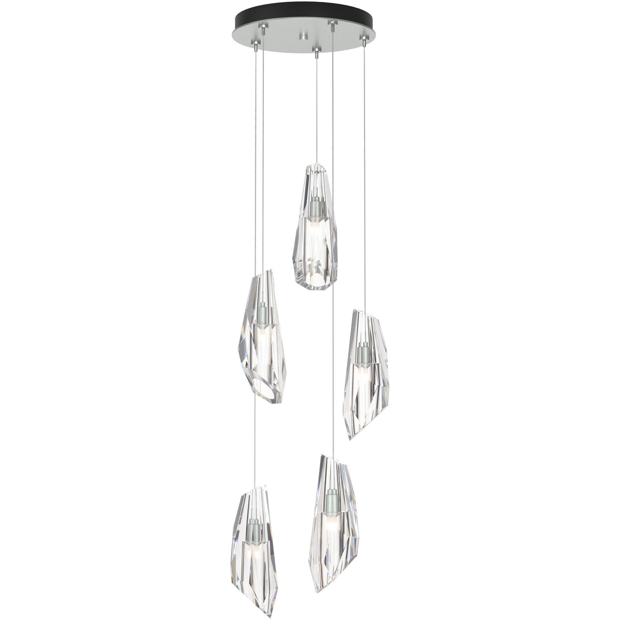 Luma 5 Light 14.5 inch Vintage Platinum Mini Pendant Ceiling Light