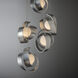 Riza 5 Light 19.1 inch Sterling Pendant Ceiling Light