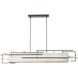 Etch 4 Light 54 inch Bronze Pendant Ceiling Light in Natural Anna