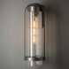 Alcove 1 Light 19.6 inch Coastal Dark Smoke Outdoor Sconce in Clear, Medium