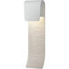 Element 1 Light 25 inch White Outdoor Sconce, Medium