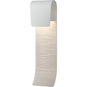 Element 1 Light 25 inch White Outdoor Sconce, Medium