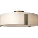 Impressions 3 Light 18.4 inch Soft Gold Semi-Flush Ceiling Light, Large
