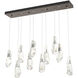 Luma 10 Light 44.5 inch Bronze Pendant Ceiling Light, Large