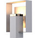 Shadow Box 1 Light 11.7 inch Coastal Burnished Steel and Coastal Burnish Steel Outdoor Sconce
