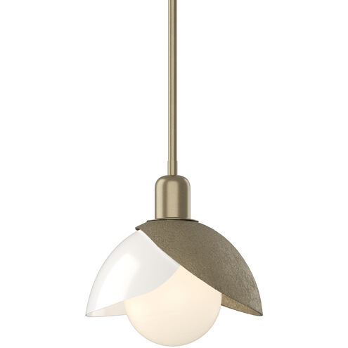 Brooklyn 1 Light 9.4 inch Soft Gold Mini Pendant Ceiling Light