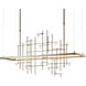 Spring LED 53.4 inch Dark Smoke Pendant Ceiling Light, Standard