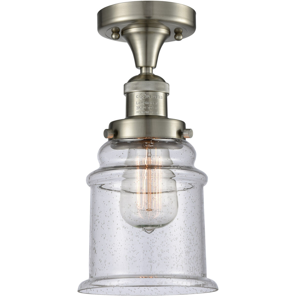 Franklin Restoration Canton 1 Light 6.00 inch Semi-Flush Mount