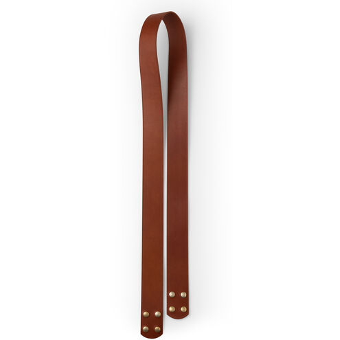 Art & Alchemy SNAPS Black Extension Strap in Leather Chestnut