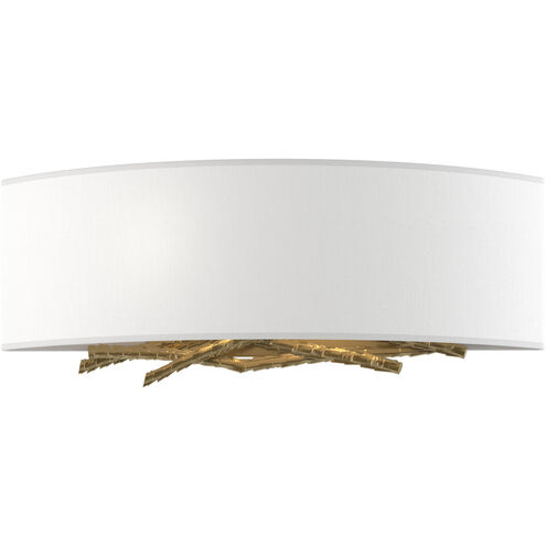 Brindille 2 Light 16 inch Modern Brass ADA Sconce Wall Light in Natural Anna