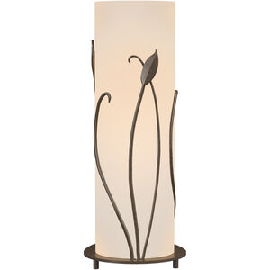 Forged Leaves 18 inch 150 watt Bronze Table Lamp Portable Light