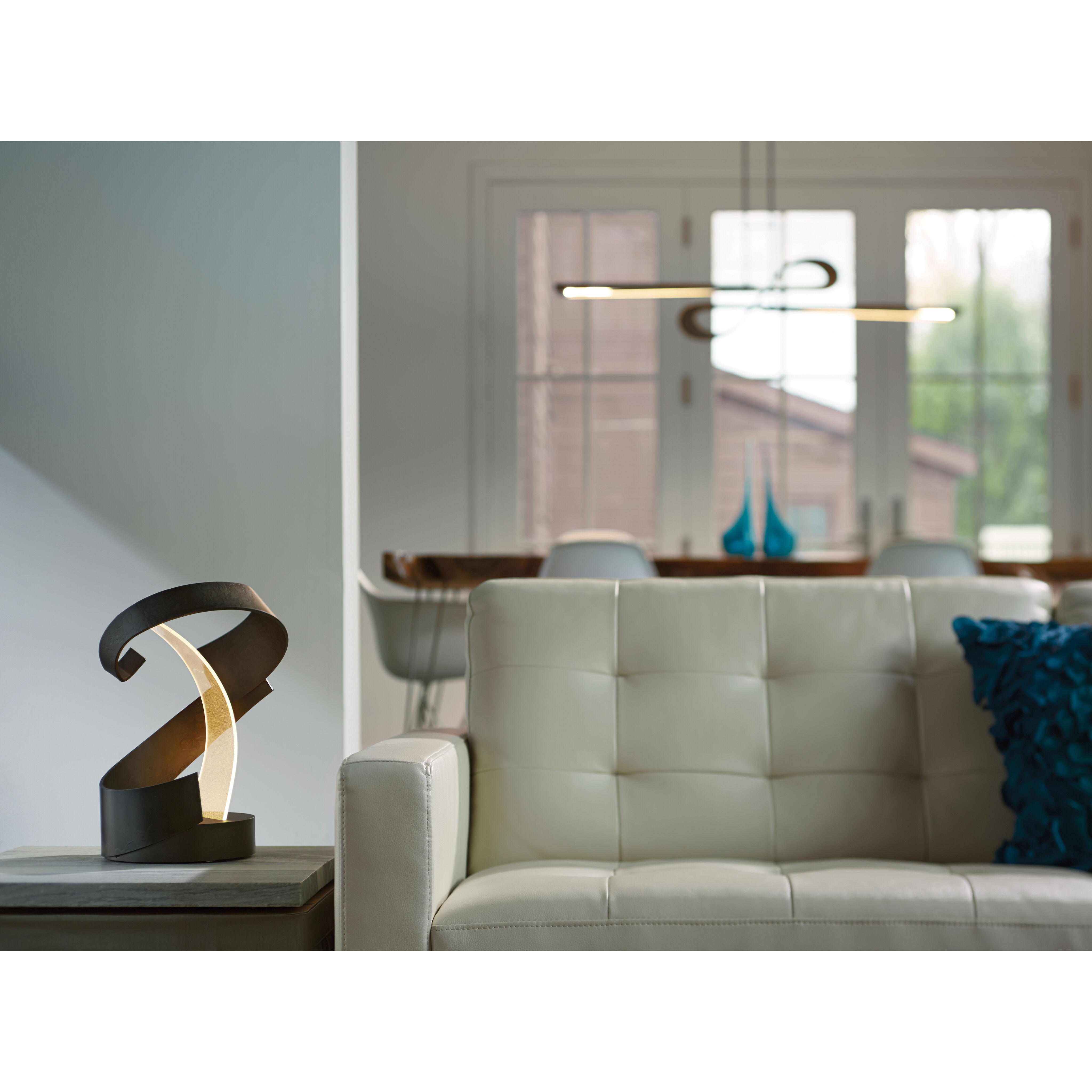 Encounter 15 inch 7 watt Dark Smoke Table Lamp Portable Light