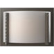 Forged Vertical Bars 1 Light 12.5 inch Dark Smoke ADA Sconce Wall Light