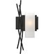 Brindille 1 Light 7.8 inch Black ADA Sconce Wall Light, Right