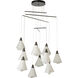 Mobius 10 Light 39.2 inch Dark Smoke Mobile Pendant Ceiling Light, Standard
