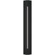 Gallery 2 Light 35.9 inch Coastal Black Outdoor Sconce
