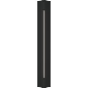 Gallery 2 Light 35.9 inch Coastal Black Outdoor Sconce