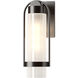 Alcove 1 Light 15.8 inch Coastal Oil Rubbed Bronze Outdoor Sconce in Frosted, Small
