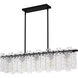 Caspian 5 Light 39.5 inch Matte Black Island Light Ceiling Light