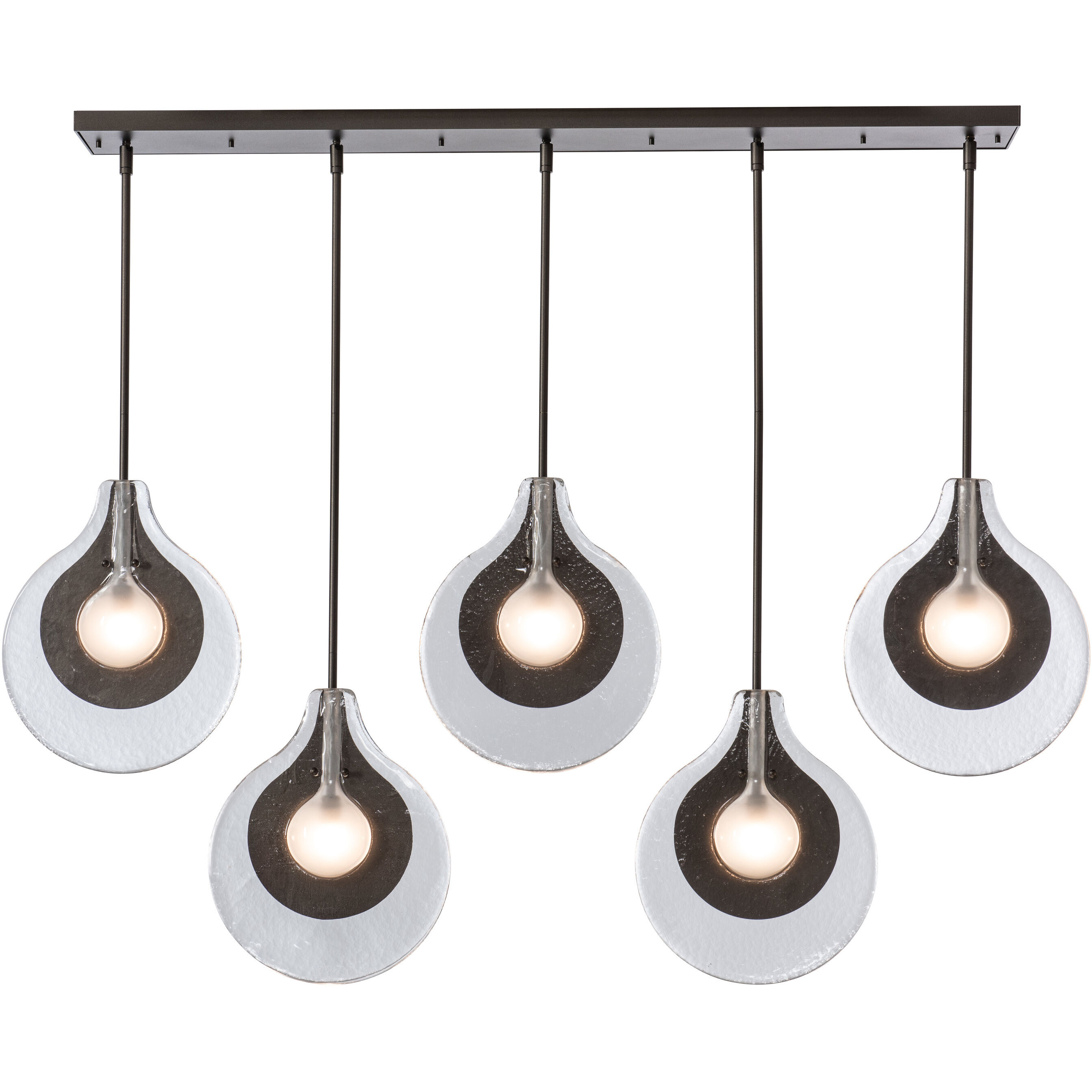 Art & Alchemy Veneto 5 Light 53.4 inch Sterling Linear Pendant Ceiling Light