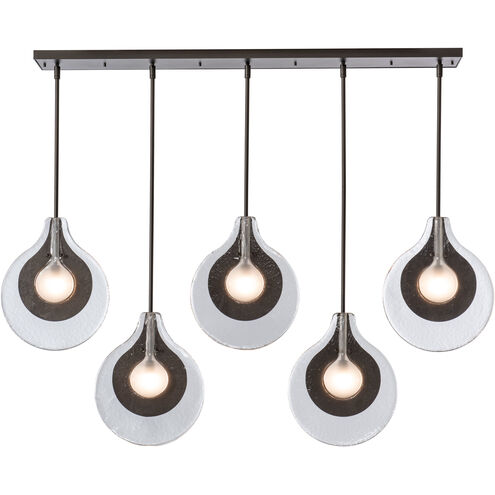 Art & Alchemy Veneto 5 Light 53.4 inch Sterling Linear Pendant Ceiling Light