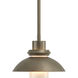 Staccato 1 Light 7 inch Soft Gold Mini Pendant Ceiling Light
