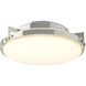 Metra 2 Light 14.2 inch Sterling Flush Mount Ceiling Light