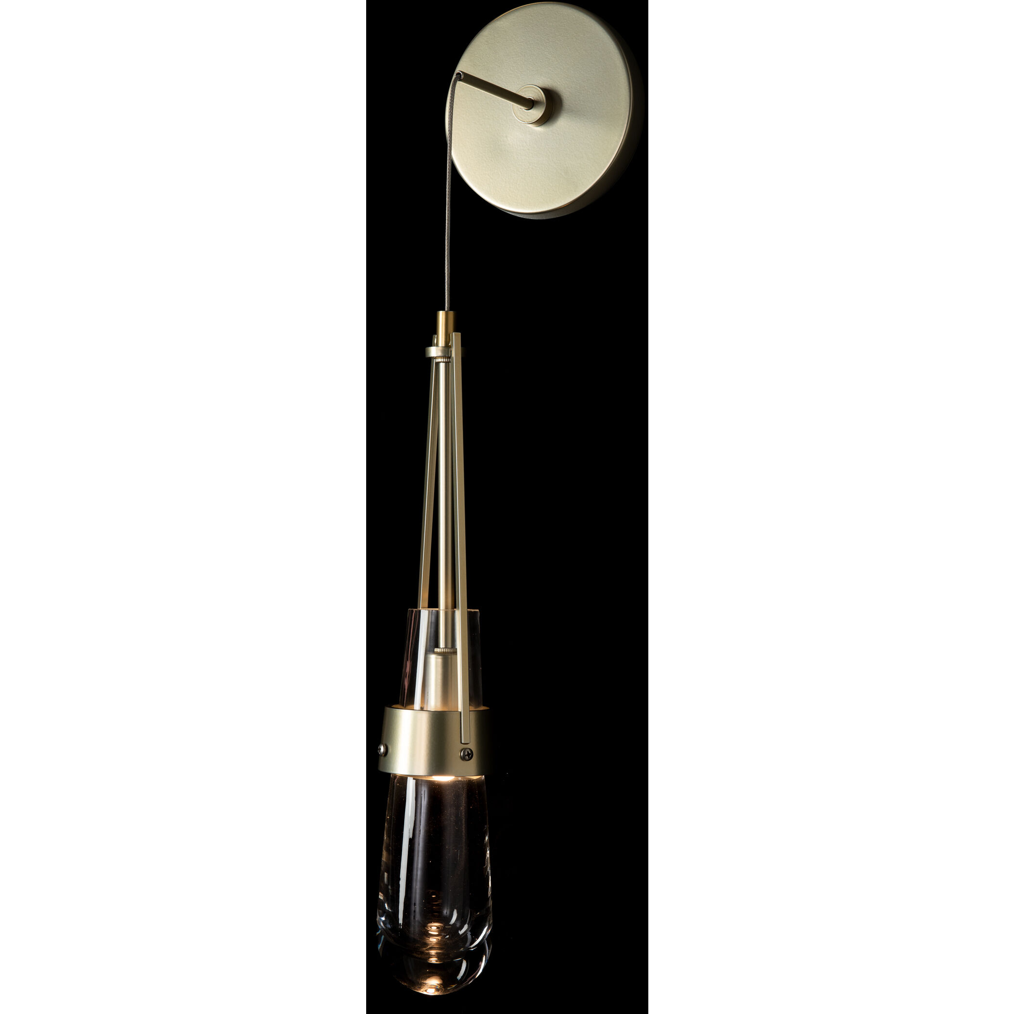 Link 1 Light 5.5 inch Modern Brass Sconce Wall Light, Low Voltage