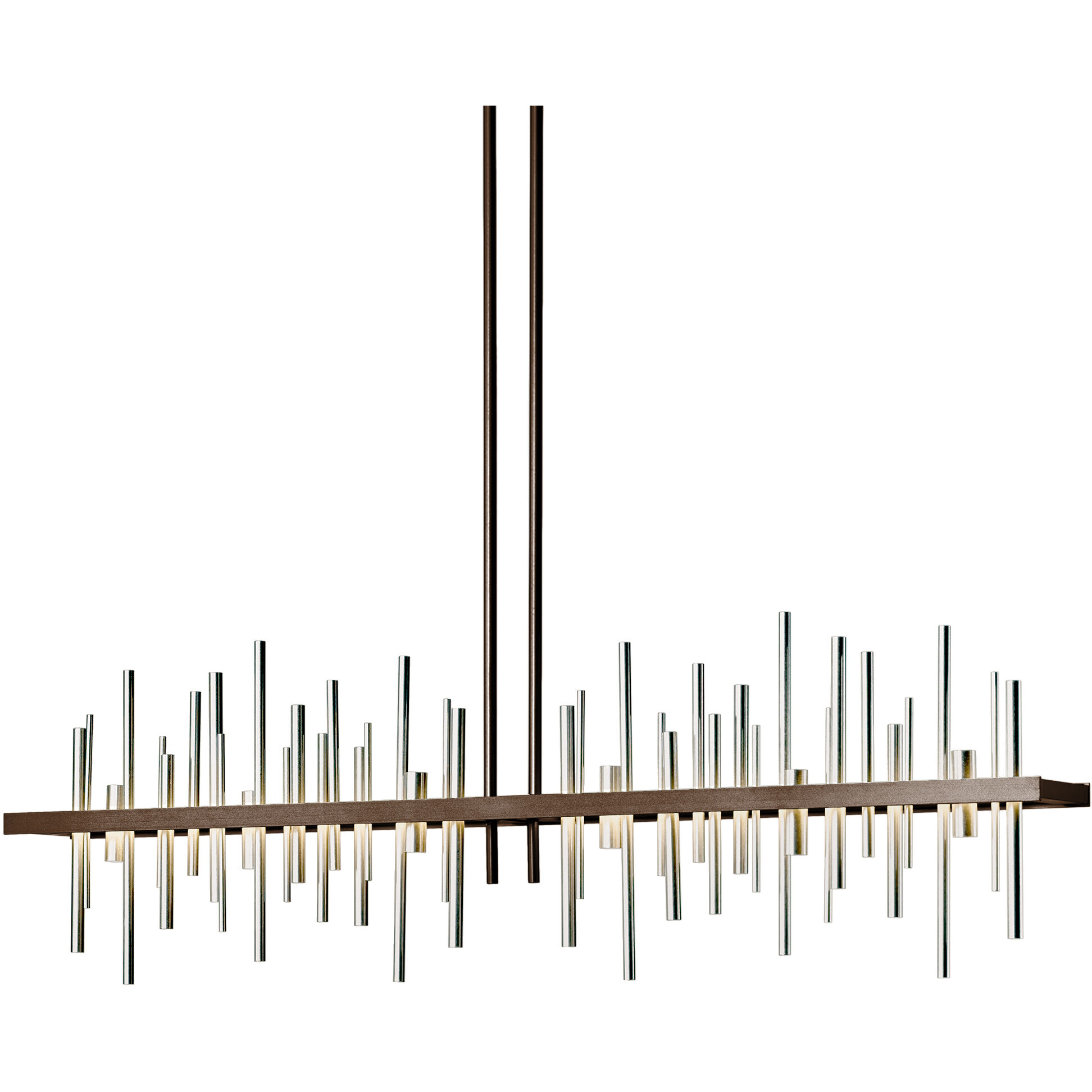 Cityscape LED 51.9 inch Bronze/Sterling Pendant Ceiling Light, Large