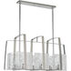 Arc 8 Light 43 inch Sterling Linear Pendant Ceiling Light