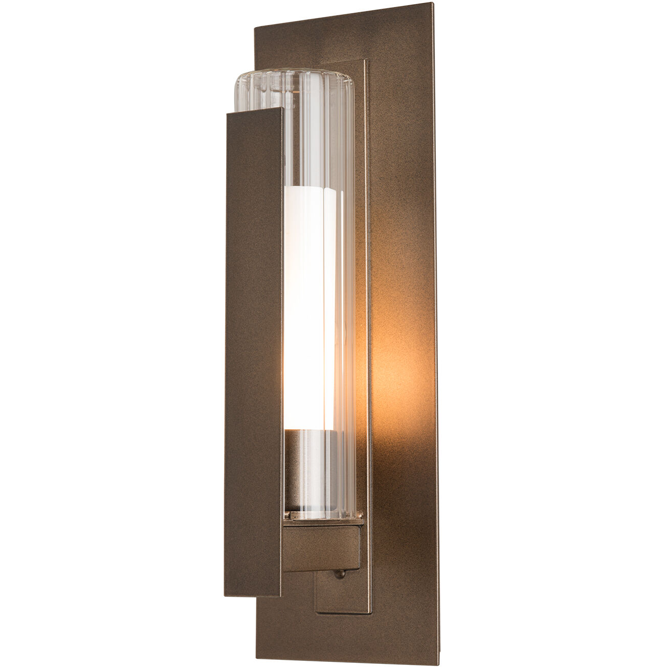 Vertical Bar 1 Light 15 inch Coastal Bronze Outdoor Sconce, Small