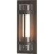 Torch 1 Light 25.9 inch Coastal Dark Smoke Outdoor Sconce, XL