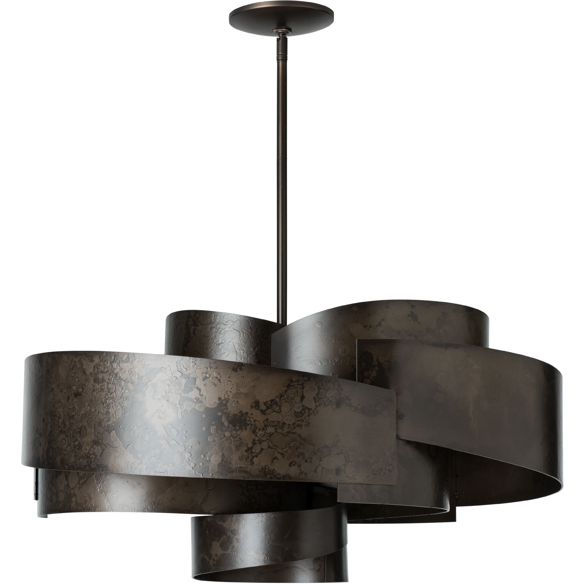 Zen 6 Light 34.1 inch Dark Smoke Pendant Ceiling Light