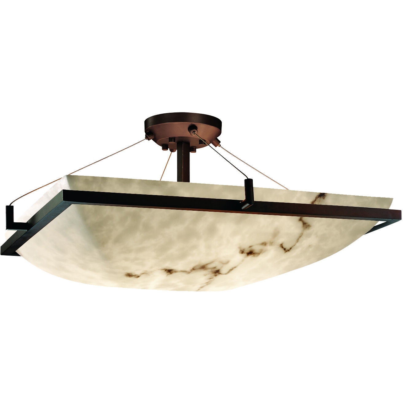 LumenAria 6 Light 53.00 inch Semi-Flush Mount