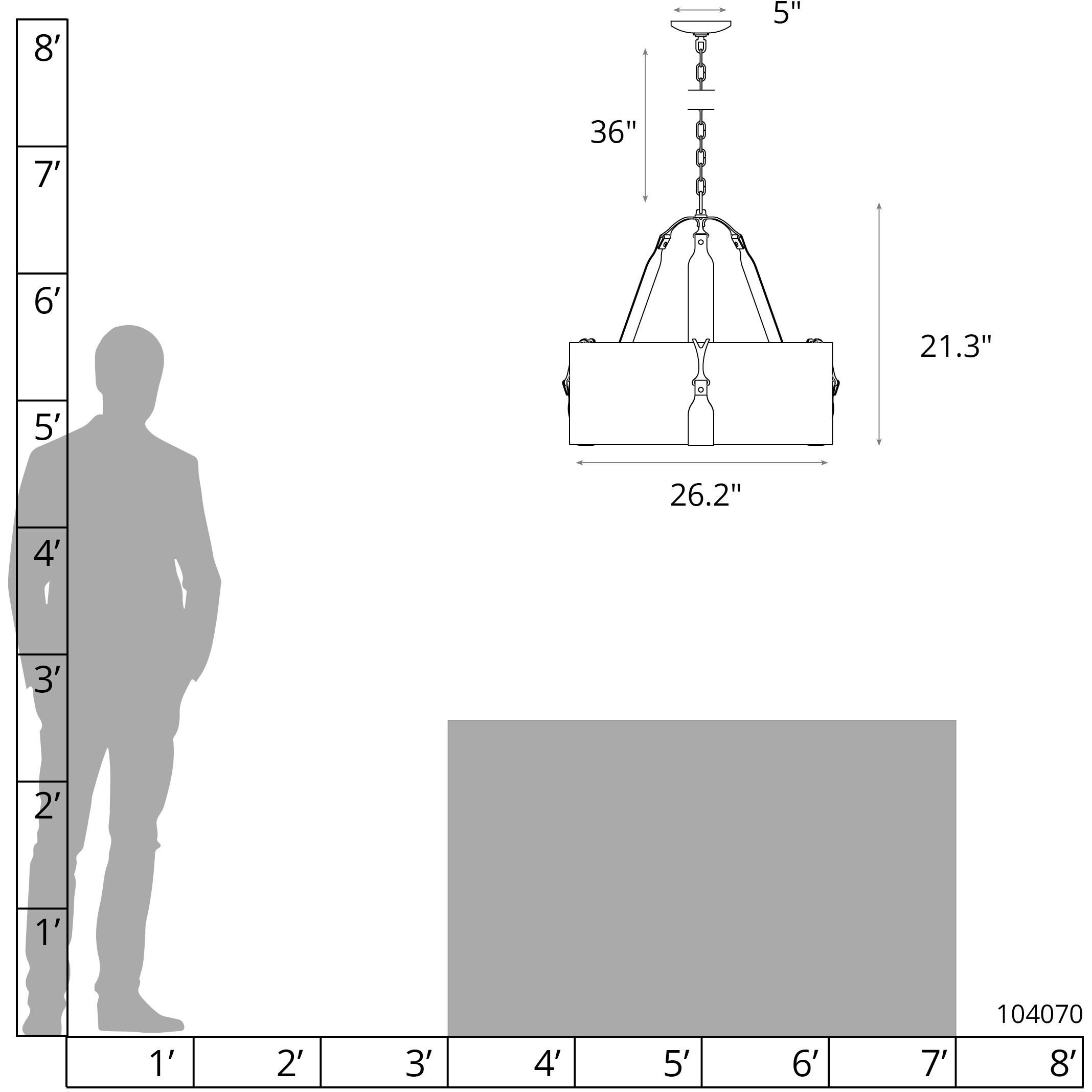 Saratoga 3 Light 26.2 inch Polished Nickel Pendant Ceiling Light in Leather Black, Flax, Small