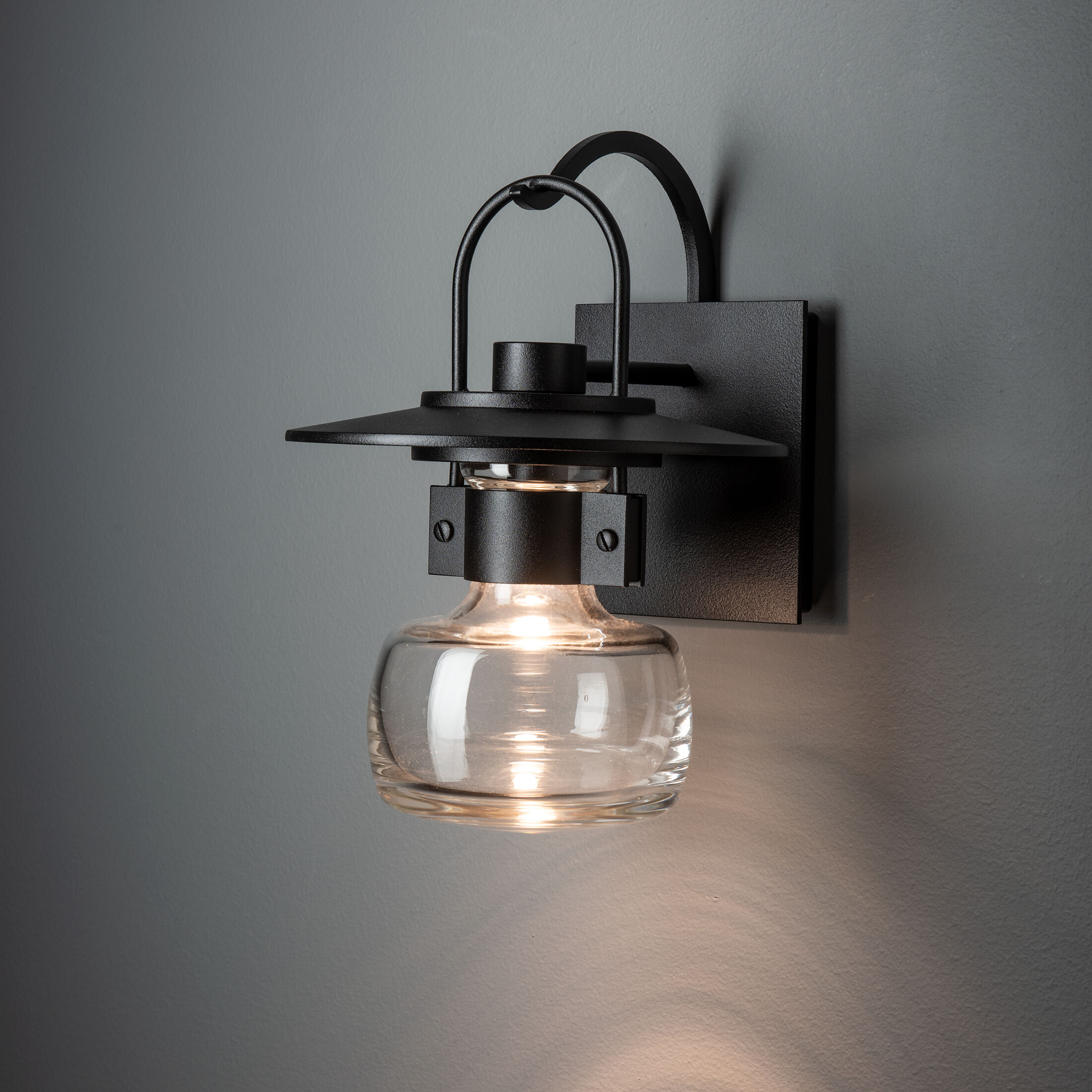 Mason 1 Light 11.5 inch Coastal Black Outdoor Sconce