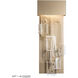 Fusion Sconce Wall Light in Coastal White, Large