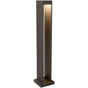 Sean Lavin Syntra 120 28.9 watt Bronze Outdoor Bollard in LED 80 CRI 3000K, In-Line Fuse, Integrated LED