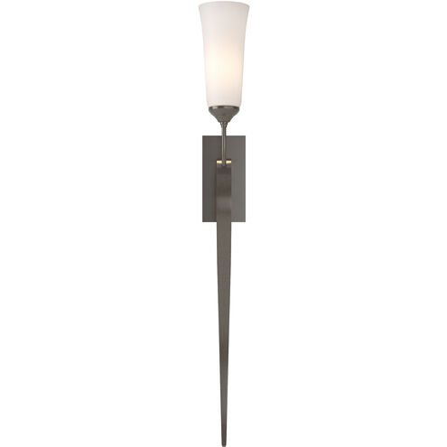 Sweeping Taper 1 Light 4.8 inch Dark Smoke ADA Sconce Wall Light in Incandescent