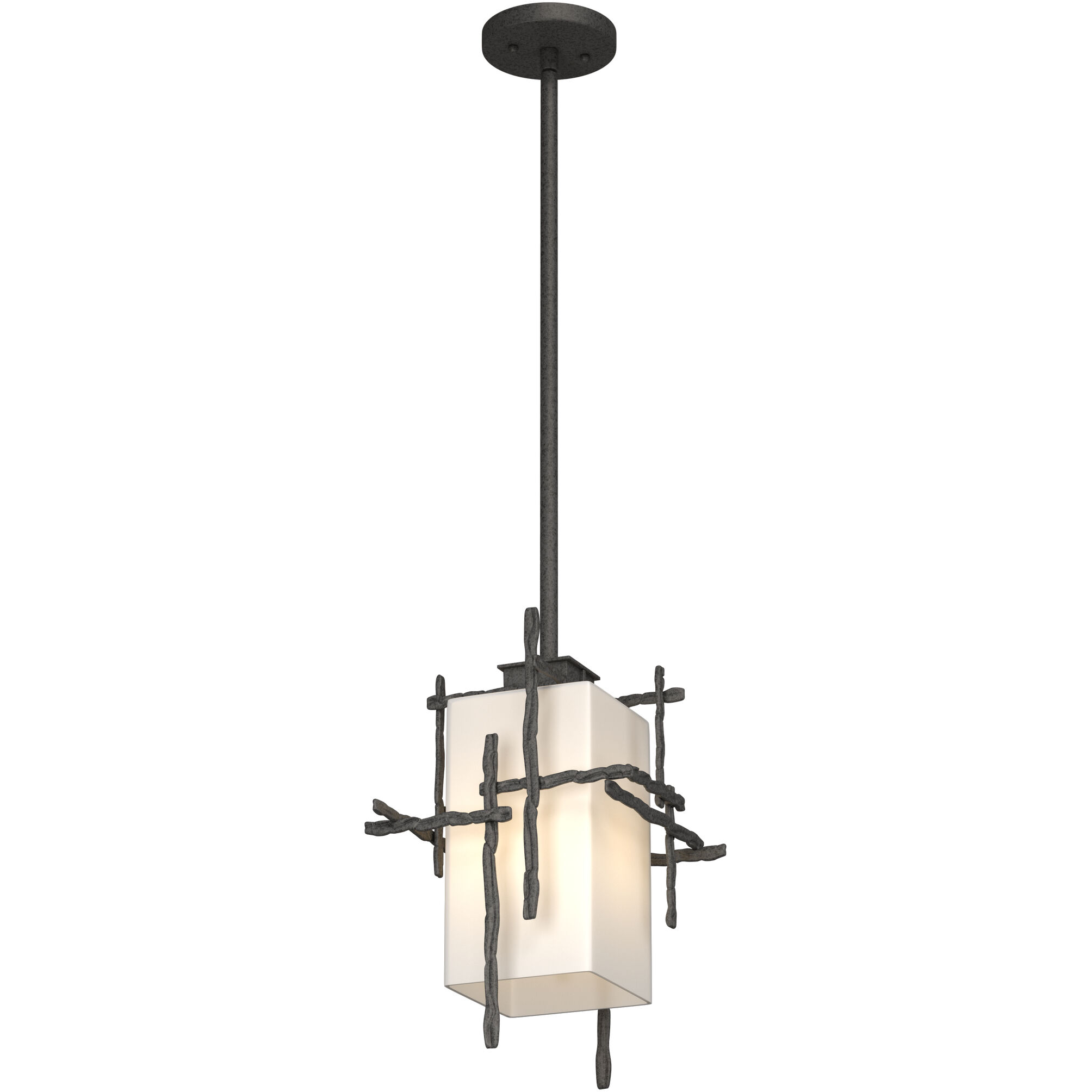 Tura 1 Light 9.4 inch Coastal Natural Iron Outdoor Pendant