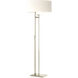 Rook 60 inch 150 watt Sterling Floor Lamp Portable Light in Natural Anna