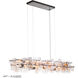 Fusion 16 Light 75.8 inch Modern Brass Pendant Ceiling Light - Open Box