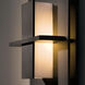 Aperture 1 Light 6.5 inch Dark Smoke ADA Vertical Sconce Wall Light in White Art