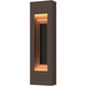 Art + Alchemy Procession 2 Light 27.5 inch Coastal Bronze with Coastal Black Outdoor Wall Light in Coastal Bronze/Coastal Black