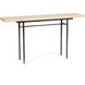Wick 60 X 14 inch Oil Rubbed Bronze Console Table in Maple Natural