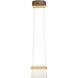 Cowbell LED 6.3 inch Bronze Mini Pendant Ceiling Light in Clear with Frost
